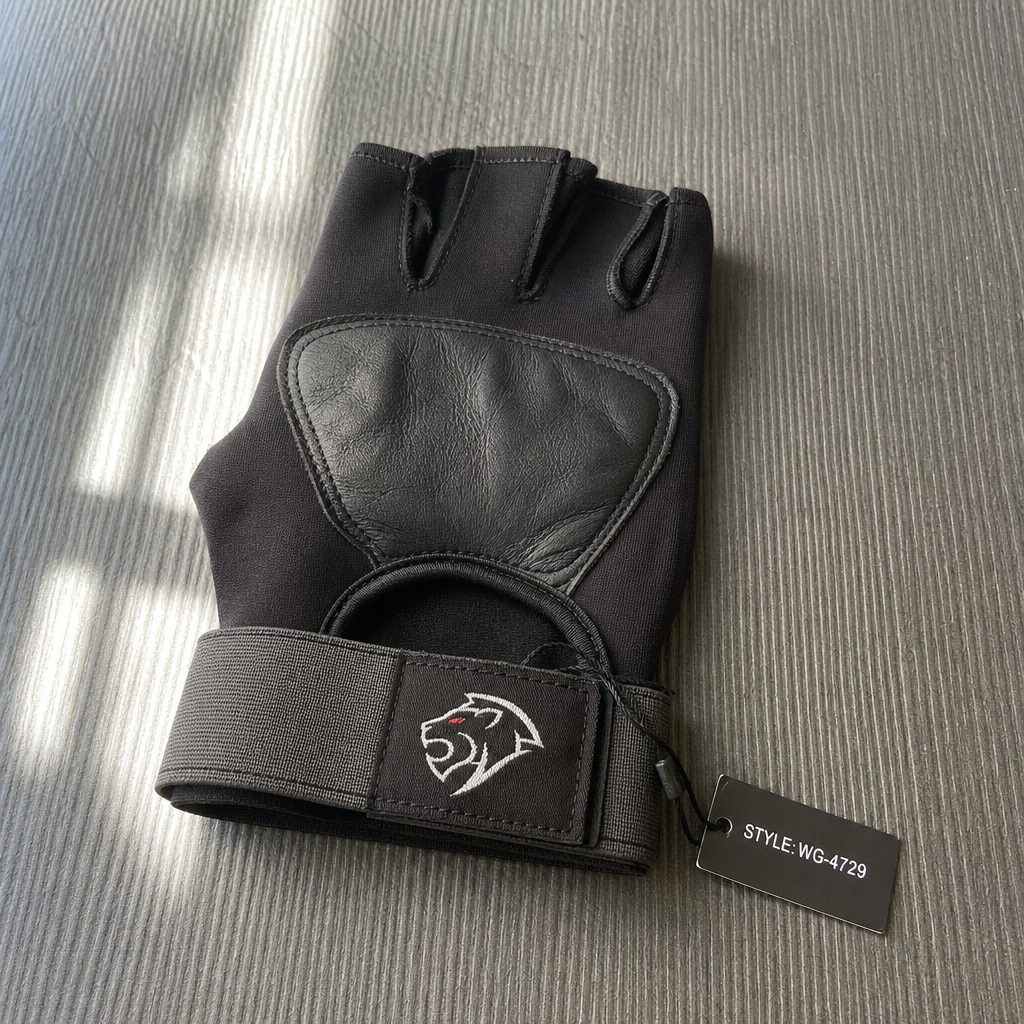 Custom branded gym fitness gloves